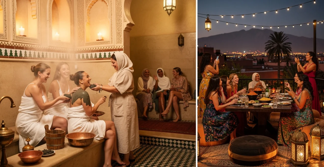 Hammam, dîner et soirée à Marrakech