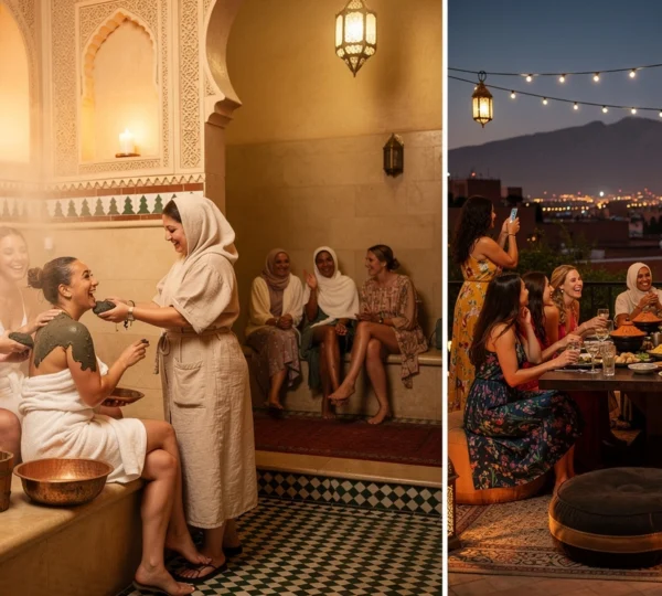 Hammam, dîner et soirée à Marrakech